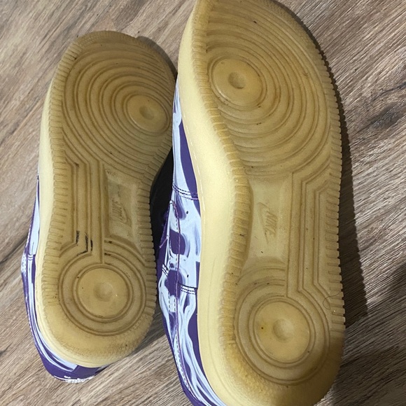 RARE Nike Deep Purple Air Force 1 ‘07 Skeleton QS main image 4